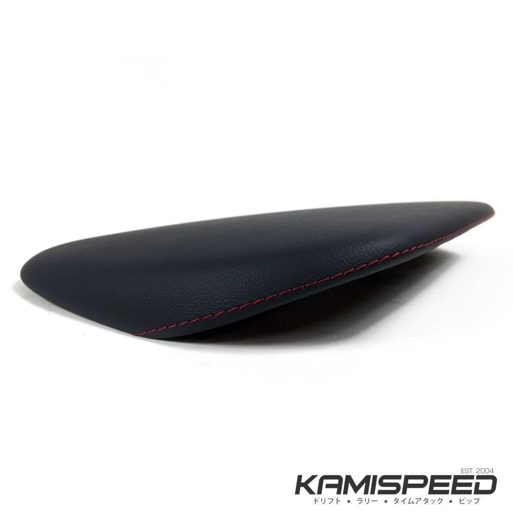 Subaru Leather Console Hood w/ Red Stitch - 2014+ Subar Forester & 2015+ Subaru WRX / WRX STi