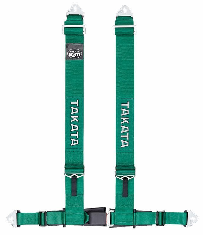 Takata Drift III "Snap" 4 Point Racing Harness - Green