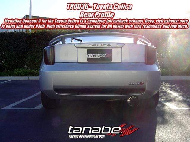 Tanabe Medalion Concept G Cat-Back Celica GT/GTS 00-05 60mm