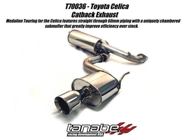 Escape Tanabe Medalion Touring con eje trasero Celica GT/GTS 00-05 60 mm