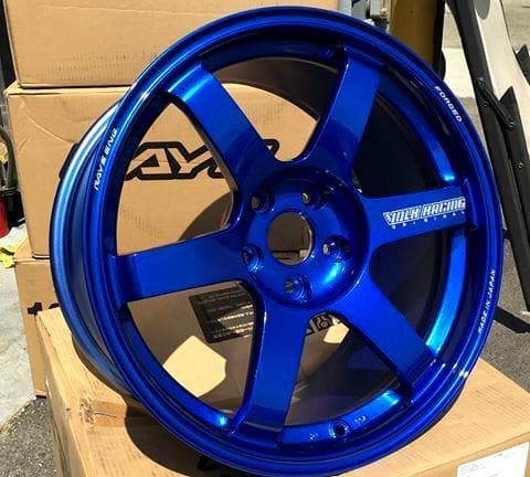 Volk Racing TE37 Saga 17x9.0 +40 5x114.3 - Hiper Azul