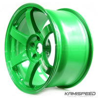 Volk Racing TE37 SAGA 18x9.5 +22 5x114.3 GT Green (Takata Green)