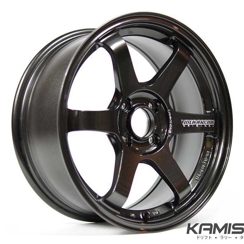 Volk Racing TE37 Sonic - 16x7 +25 4x100 - Bronce oscuro diamante