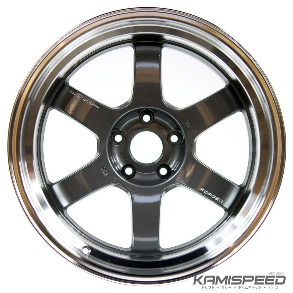 Volk Racing TE37V Mark-II 18x10,5 +15 5x114,3 | Bronce con borde DC