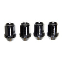 WedsSport Racing 4-Pack Black Lug Nuts 12x1.25