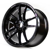 WedsSport RN-55M 18x9.5 +38 5x114.3 in Gloss Black for WRX STi