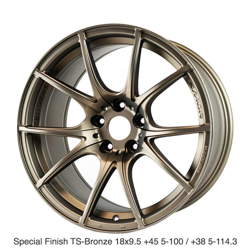 WedsSport SA-10R 18x9.5 +45 5-100 TS-Bronce - Especificaciones Subaru / Toyota