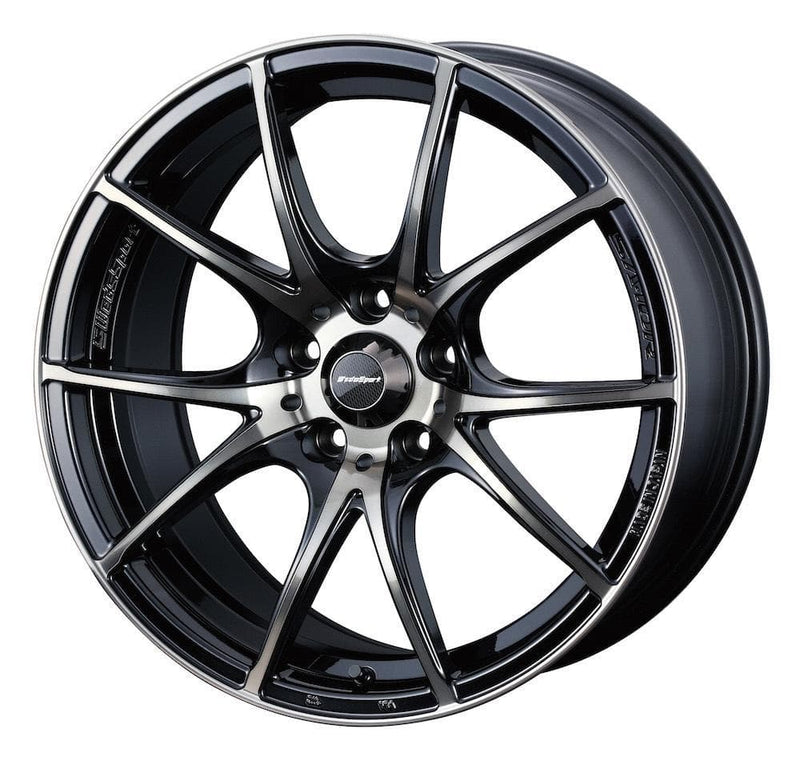 MiércolesSport SA10R 18x9.5 +38 5x114.3 | Acabado negro cebra (ZBB) | R Cóncavo