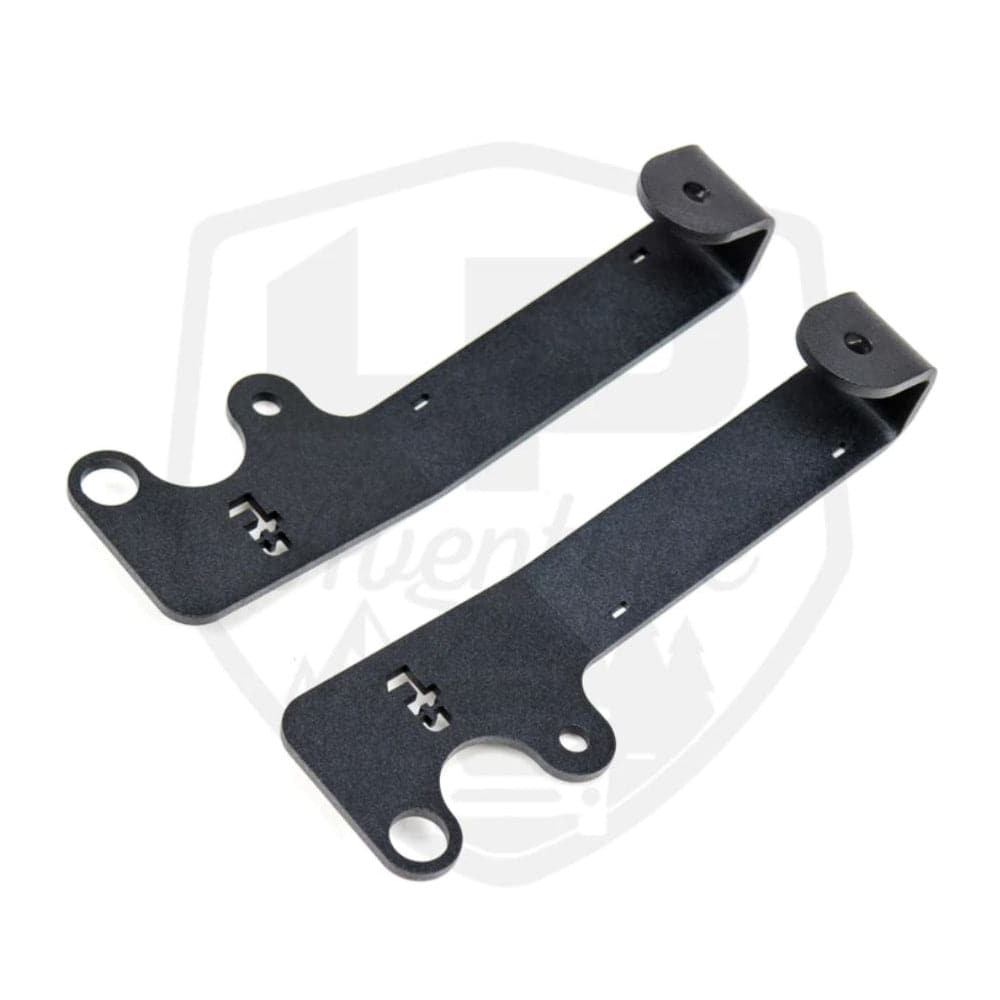 LP Aventure 2015-2019 Subaru Outback Hood Light Brackets - Powder Coated (Pair) (lpaFLP-OBA-18-HBL-KIT+OPC)